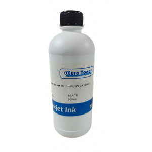 Euro Toner Encre Noir 500 ML High Quality compatible avec toutes Imprimantes